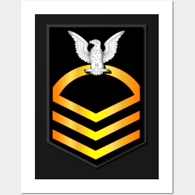 Navy - Rank - E7 - CPO - Gold 1 Wall Art by twix123844